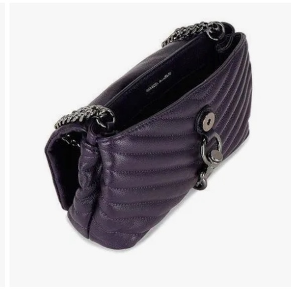 Rebecca Minkoff Edie Flap Shoulder Bag – Deep Passion Leather - Picture 7 of 8